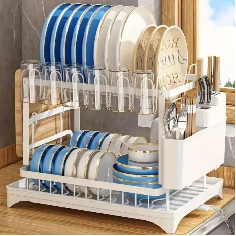Dish Rack with Cutting Board