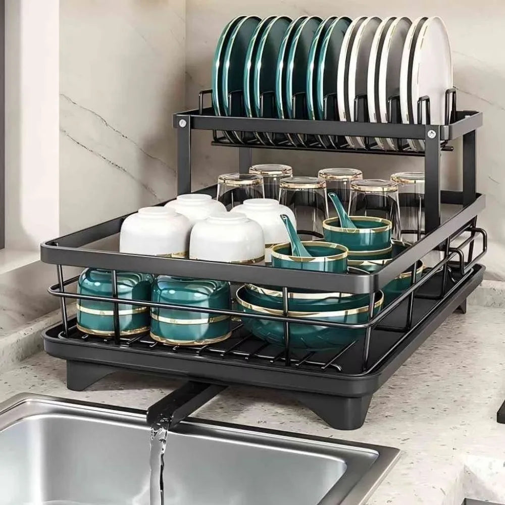 Dish Rack with Cutting Board