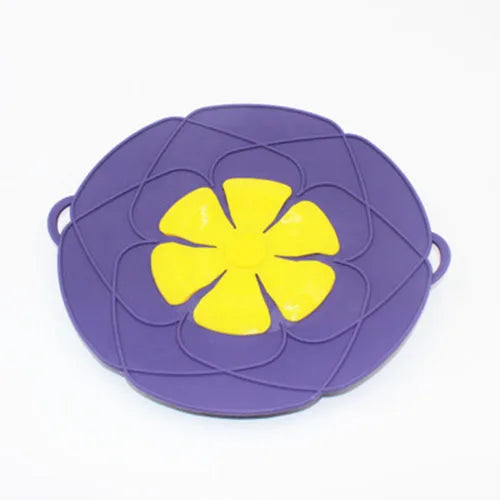 Silicone Flower Spill-Stop Pot Lid