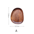 Solid Walnut Wood Oval Serving Tray (3 Sizes)