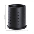 Triangular Suction Cup Bathroom Shelf with Hooks