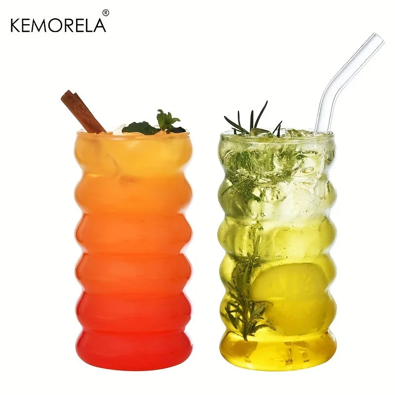 Bubble Ring Glass Cups