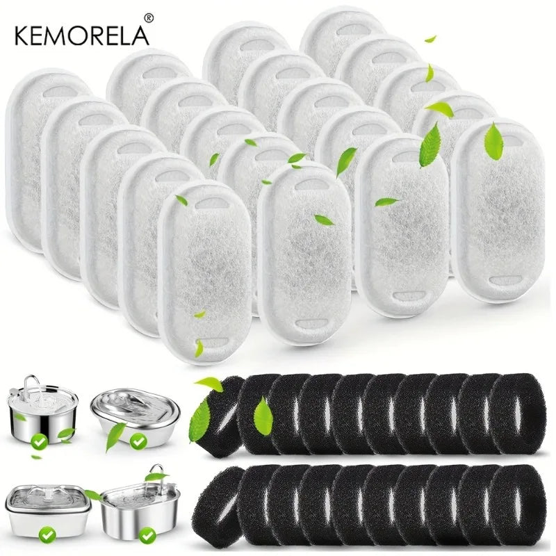 Cat Water Fountain Replacement Filters (20pcs)