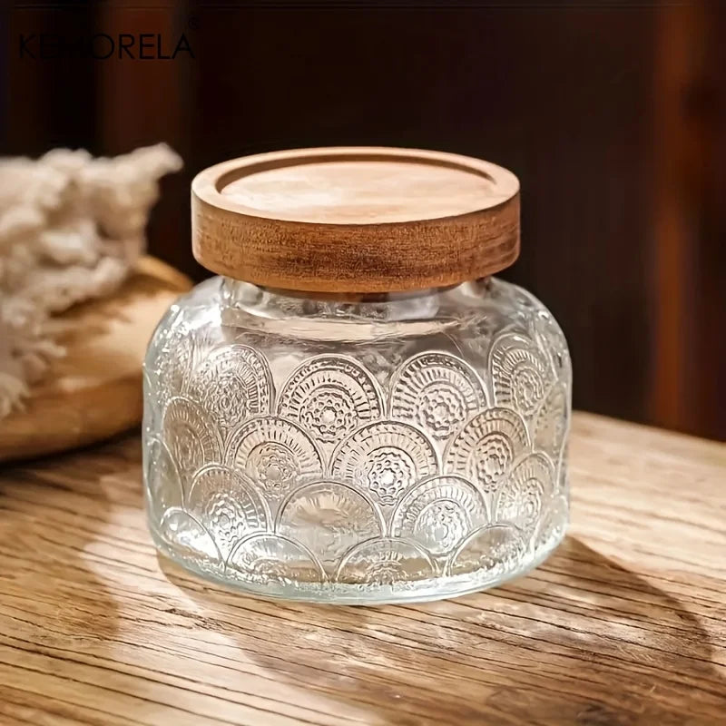 Embossed Pantry Jar