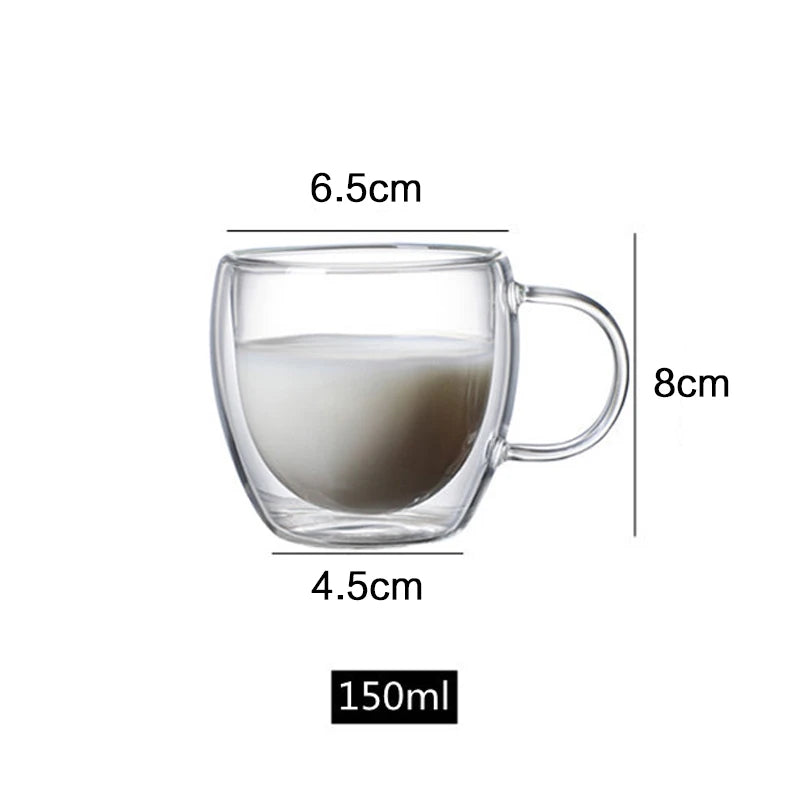 Borosilicate Coffee Mug Set