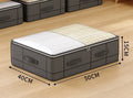 Foldable Under-Bed Storage Bag with Zipper