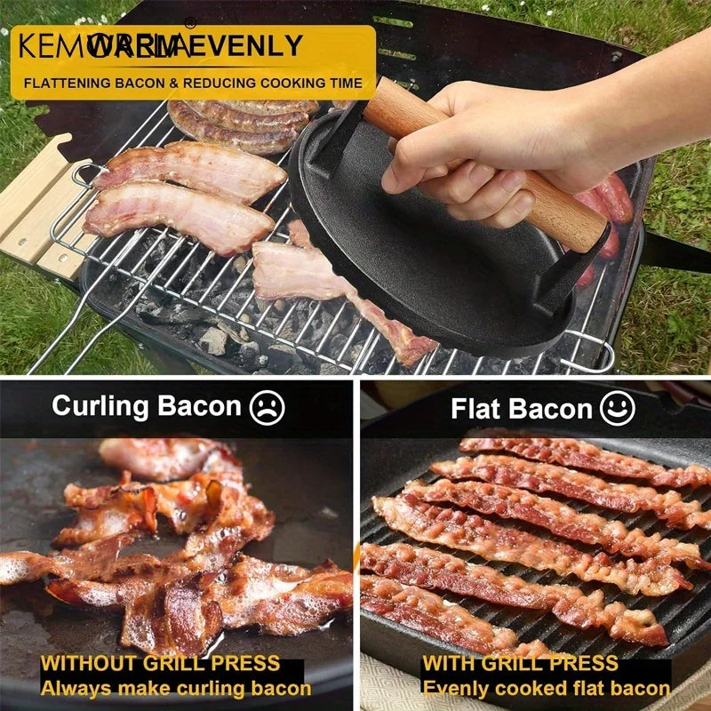 Cast Iron Burger Press
