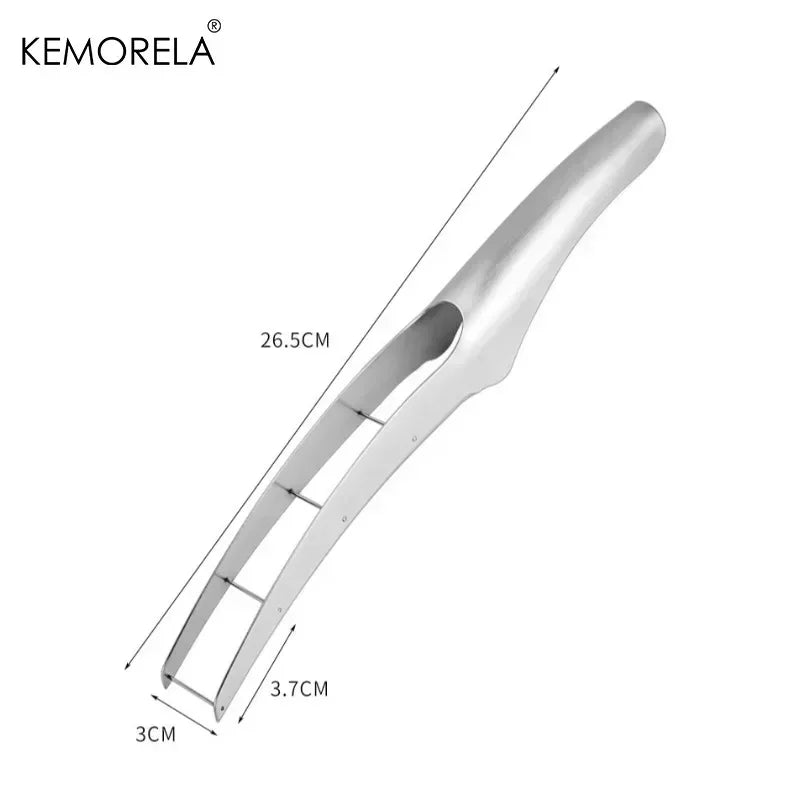 Stainless Steel Watermelon Slicer & Cube Cutter Tongs (2-in-1)