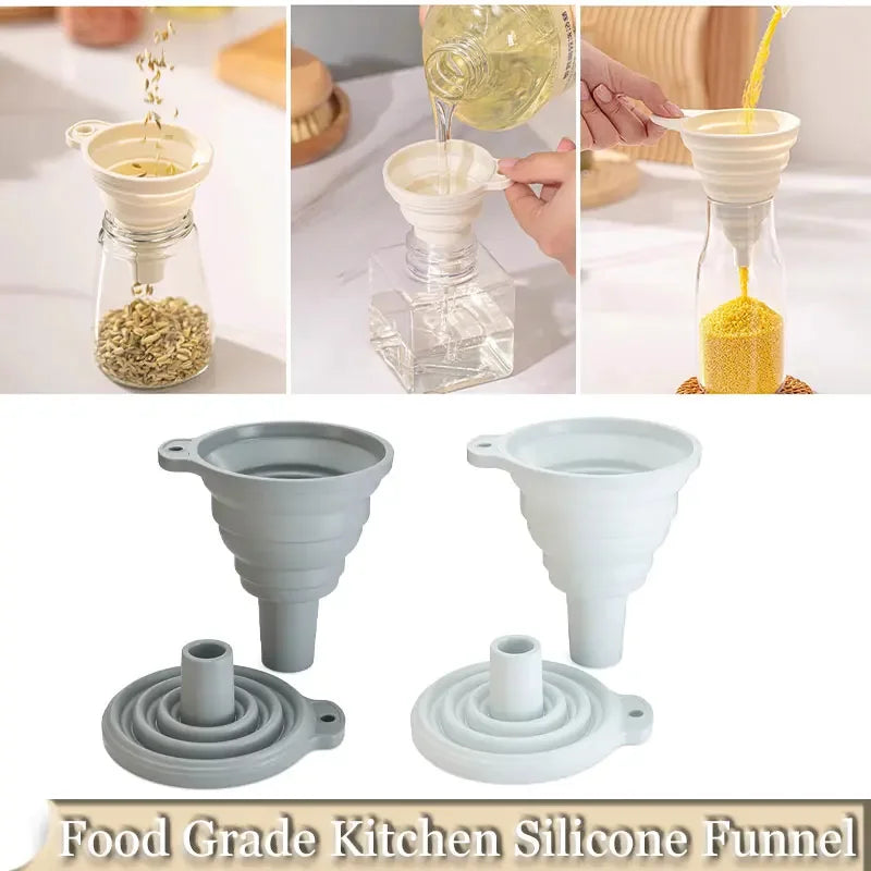 Kitchen Silicone Funnel