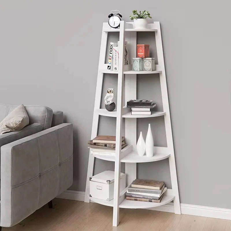 Corner Ladder Shelf