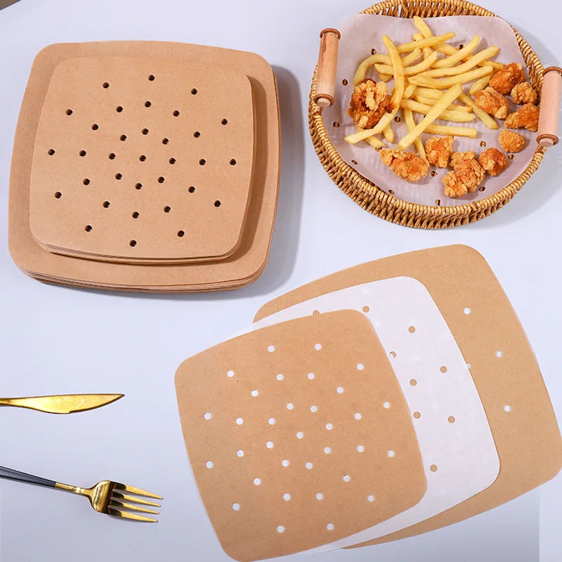 Disposable Air Fryer & Steamer Parchment Liners