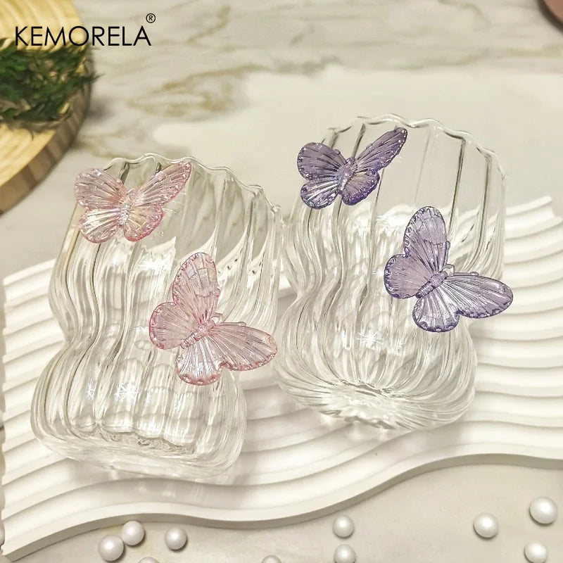 Butterfly Glass Cups