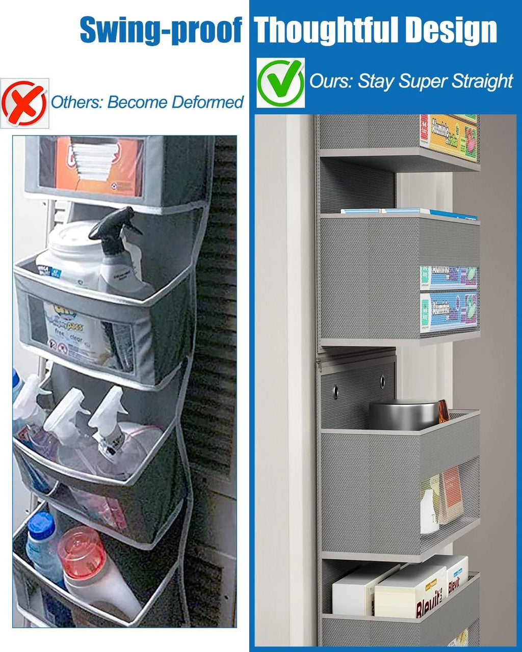 Over-Door Bathroom Organizer