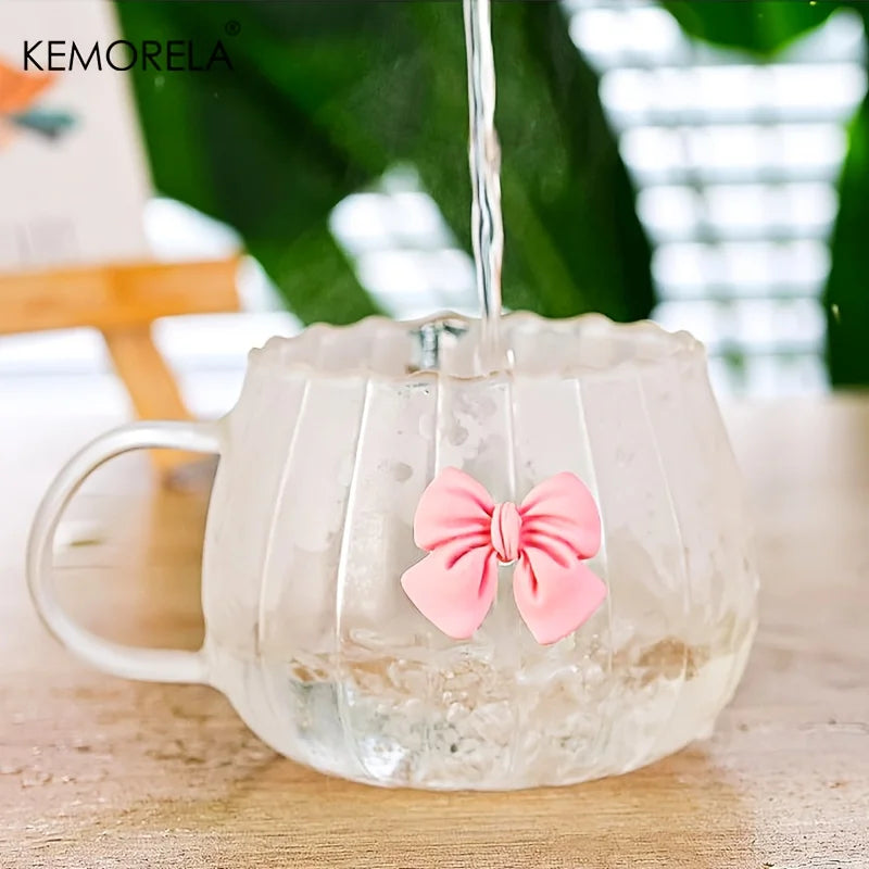 Ribbed Pumpkin Glass Mug