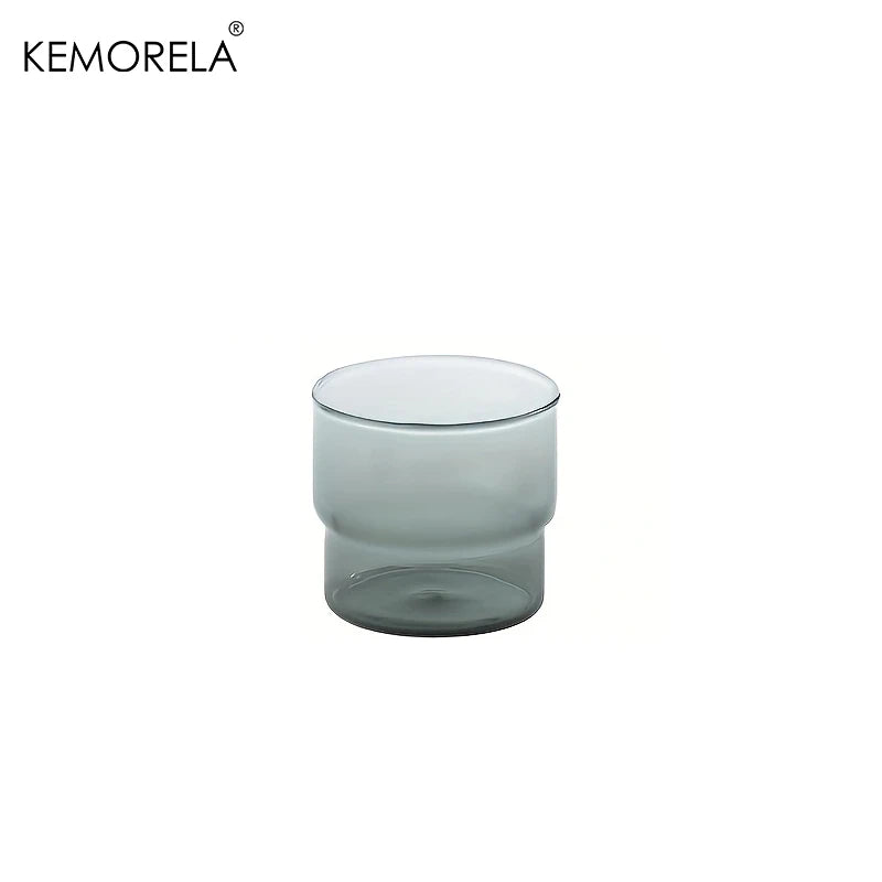 Stackable Two-Tone Borosilicate Glass Cups (Set of 2)