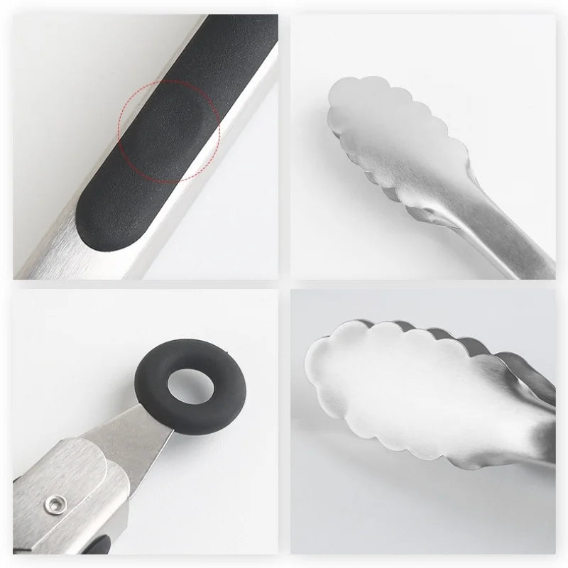 Stainless Steel BBQ Food Tongs