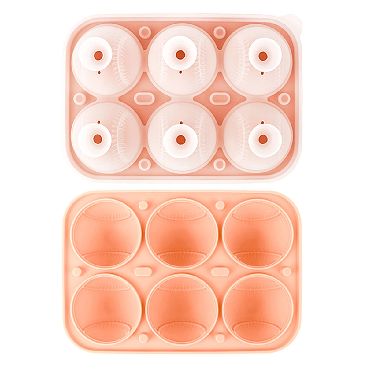 Baseball Ice Sphere Mold (6 Balls)