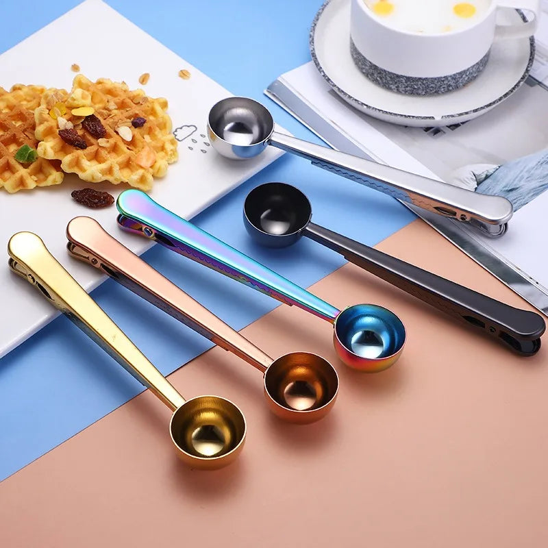 Coffee Measuring Spoon with Clip