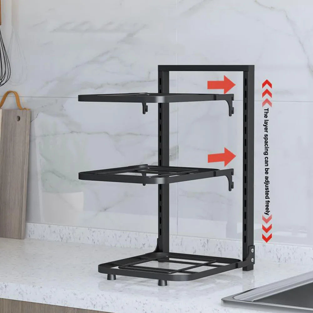 Heavy-Duty Under Cabinet Pot & Pan Rack