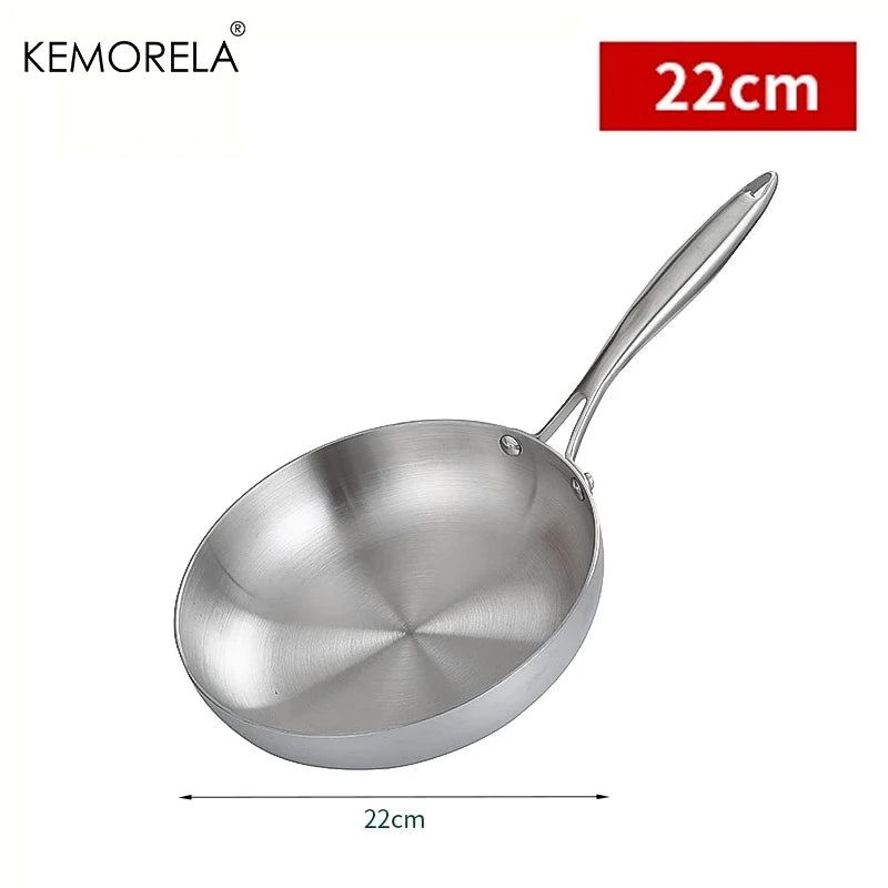 304 Steel Frying Pan