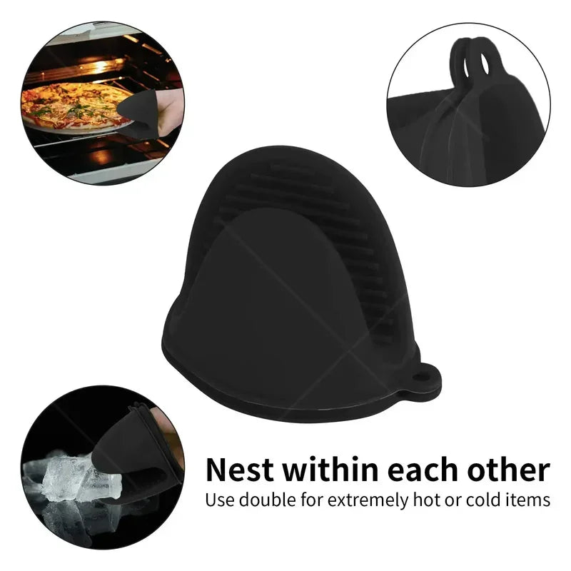 Silicone Oven Mitts (2 pcs)