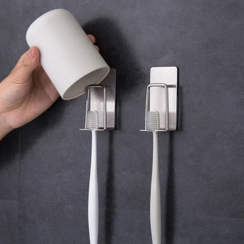 Stainless Steel Toothbrush Holder