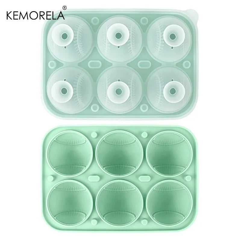 Baseball Ice Sphere Mold (6 Balls)