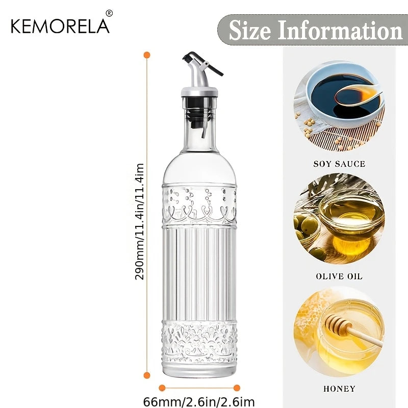 Embossed Olive Oil Bottle