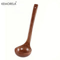Long Handle Wooden Soup Ladle