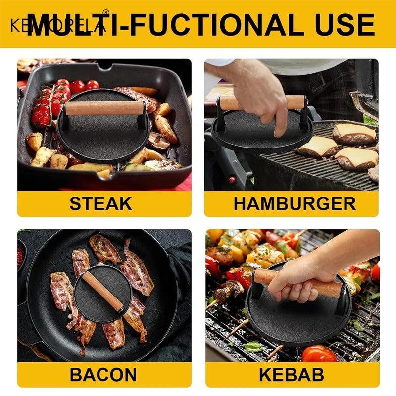 Cast Iron Burger Press