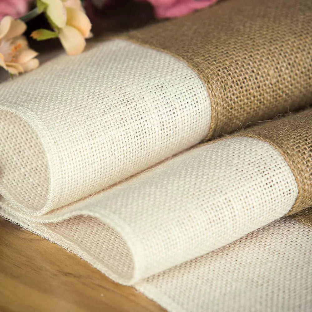 Farmhouse Burlap Table Runner