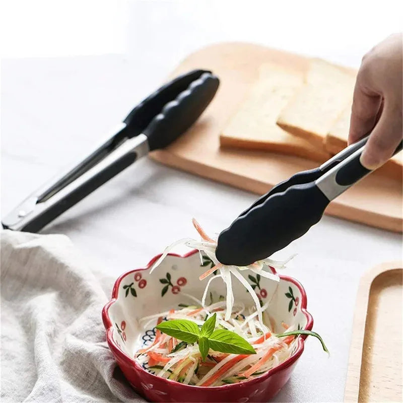 3-Piece Silicone Tongs
