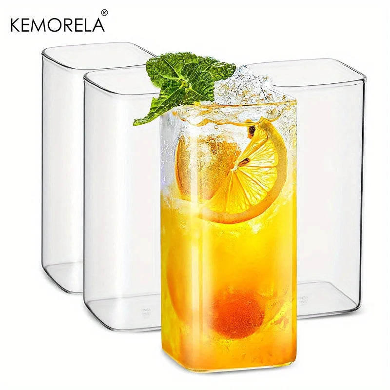 Square Highball Glass Set (3pcs)
