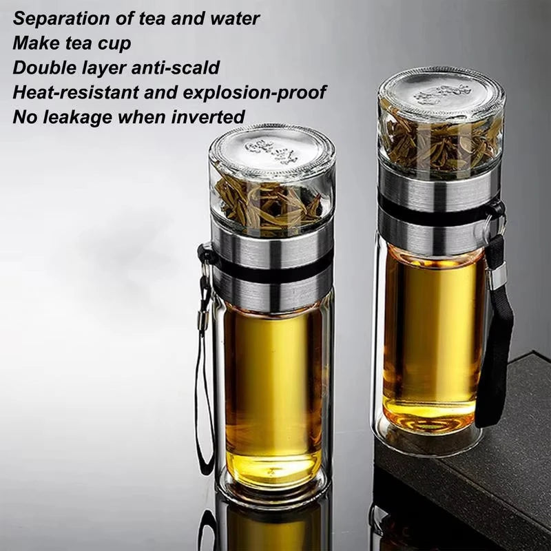 Glass Tea Infuser Bottle