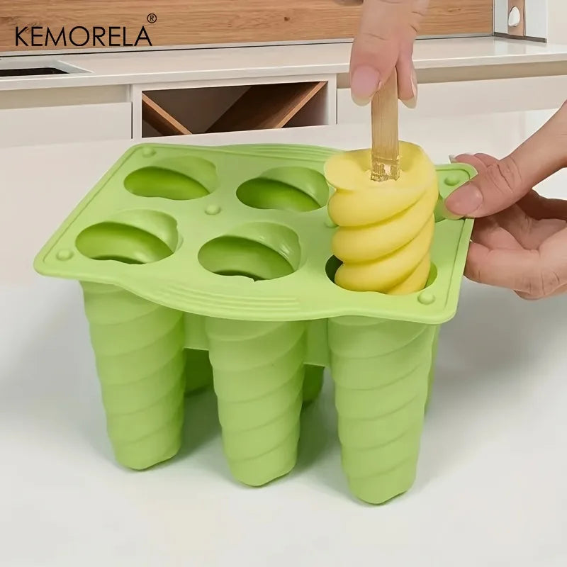 Silicone Popsicle Mold (4-6 Cavities)