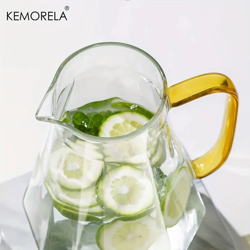 Diamond Glass Water Pitcher