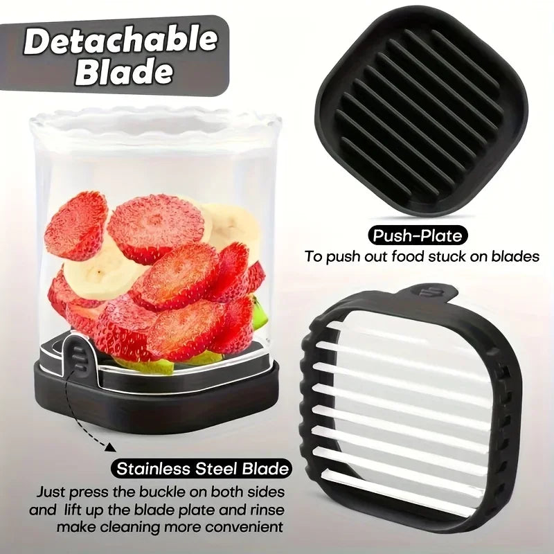 Mandoline Fruit & Vegetable Slicer with Storage Container