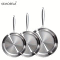 Tri-Ply Stainless Steel Frying Pan (24/26/28cm)
