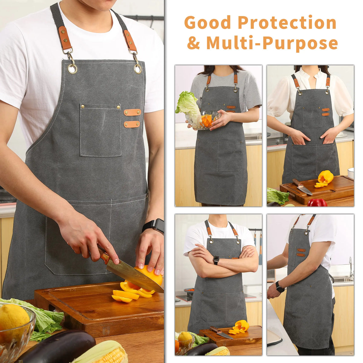 Canvas Kitchen & Work Apron