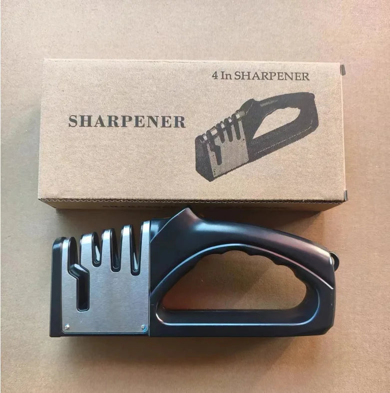 Portable 4-Stage Knife Sharpener