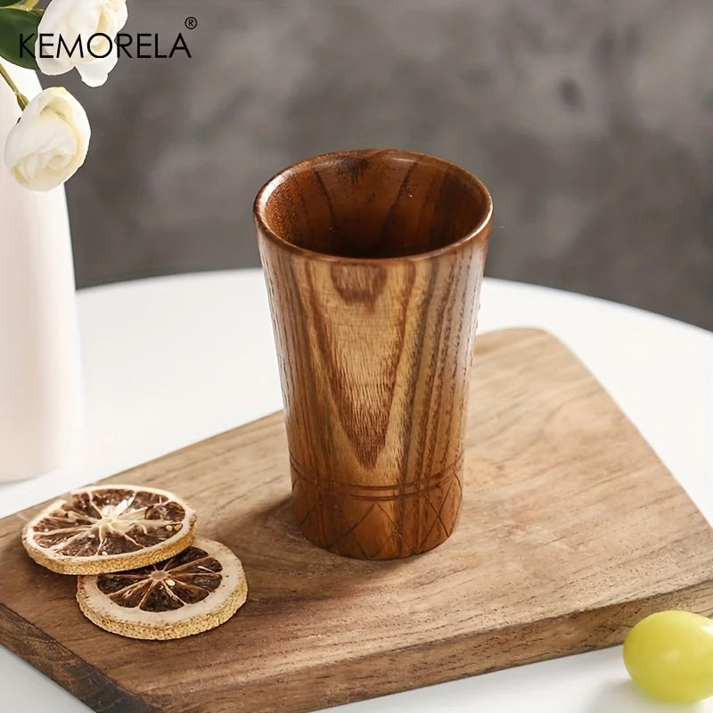Natural Wood Drinking Cup