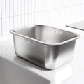 Stainless Steel Over-Sink Colander Basket with Extendable Arms (Large)