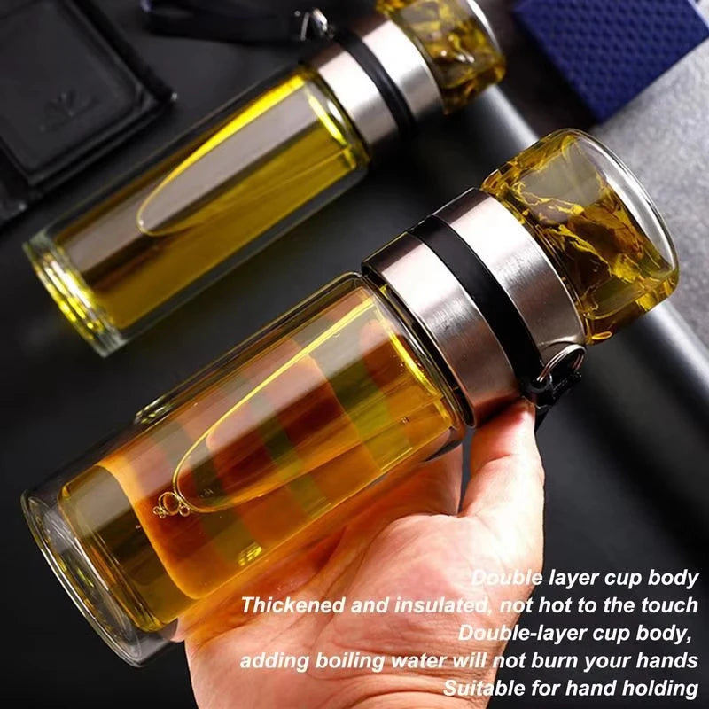 Glass Tea Infuser Bottle