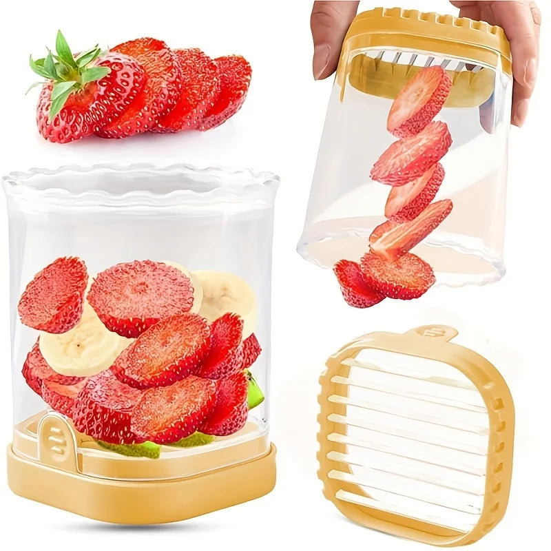 Mandoline Fruit & Vegetable Slicer with Storage Container