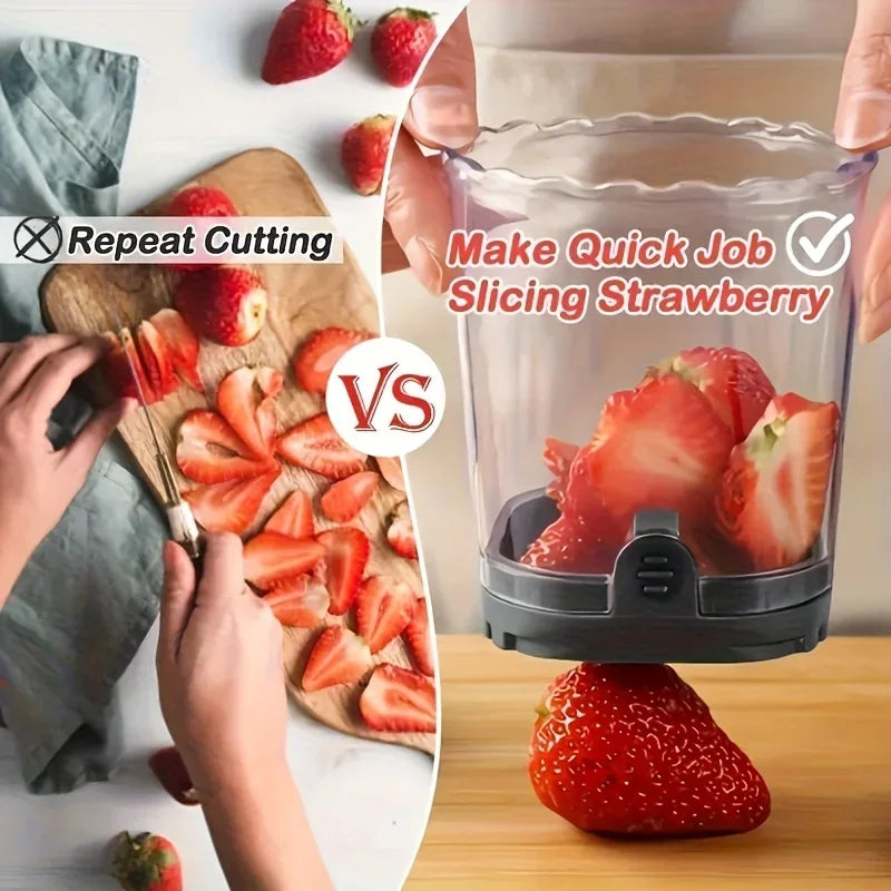 Mandoline Fruit & Vegetable Slicer with Storage Container