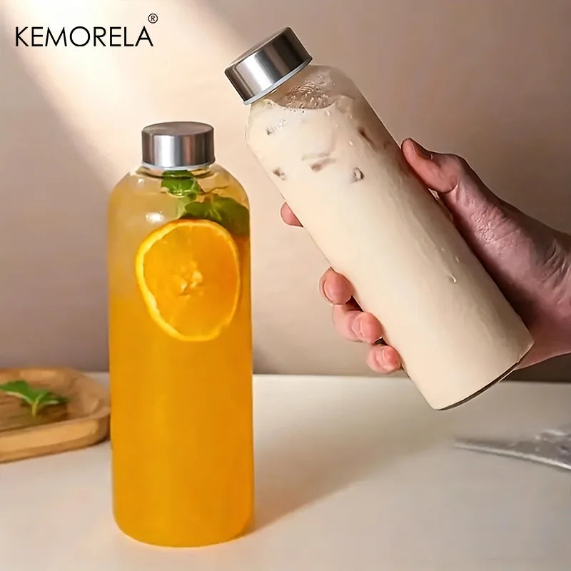 Glass Water Bottle