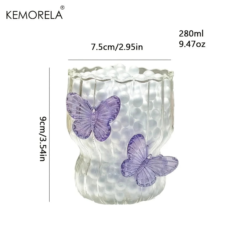 Butterfly Glass Cups