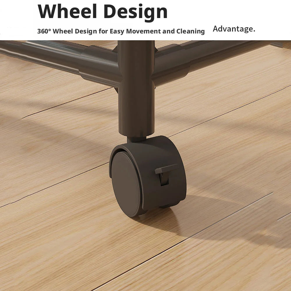 Rolling Clothes Drying Rack
