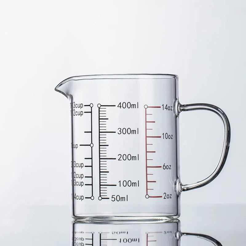 Glass Measuring Mug with Bamboo Lid