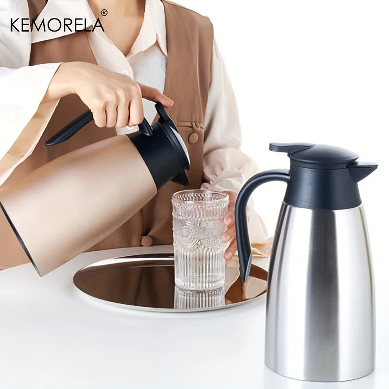 Stainless Steel Thermal Coffee Carafe (1.5L/2L)
